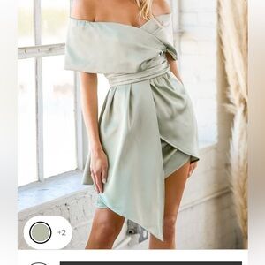 Lulus sage green dress